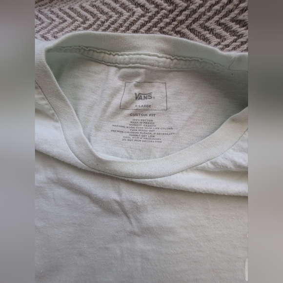 Vans Light Mint Gray Graphic Tee - Picture 4 of 7